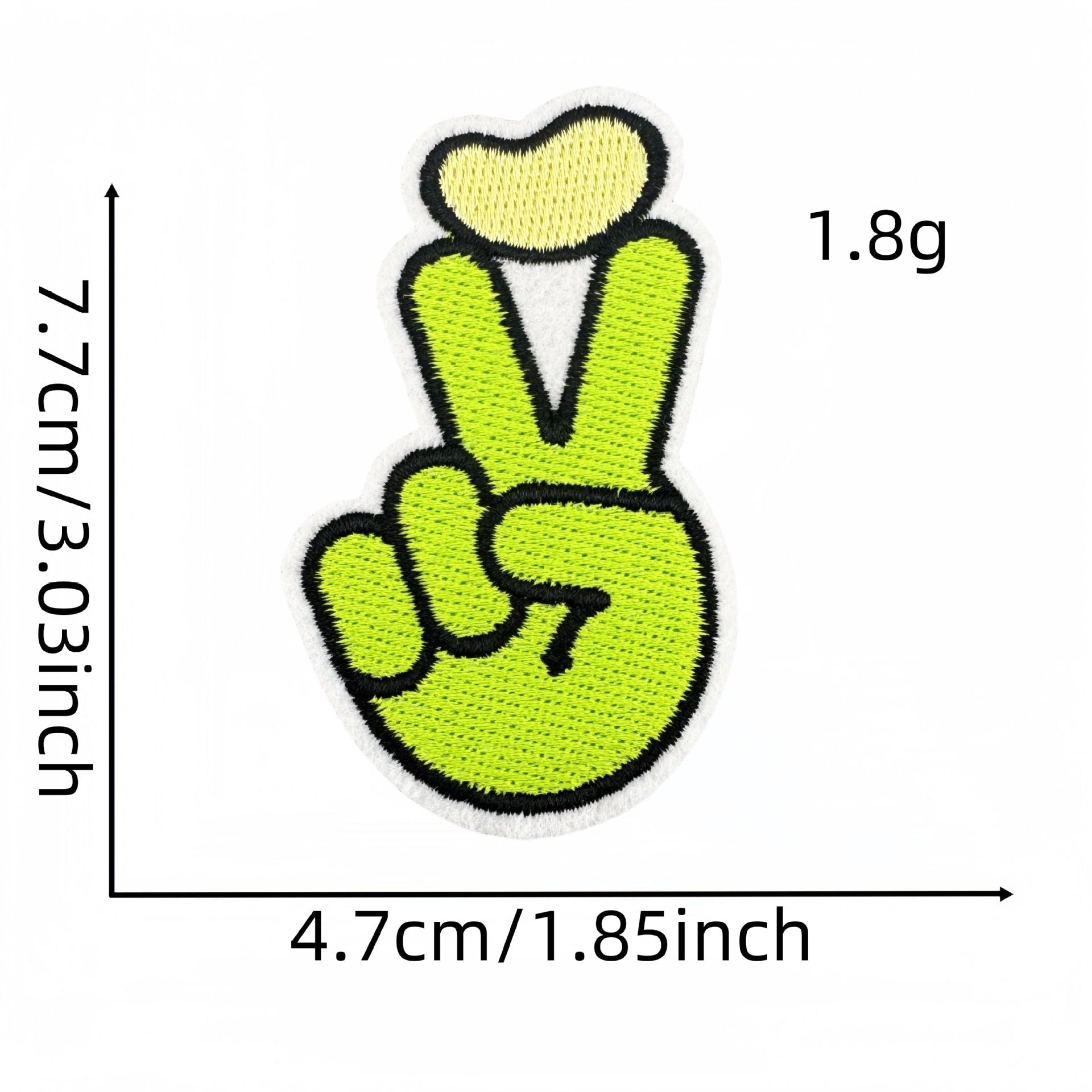 Wholesale green plant cloth patch decorative decal